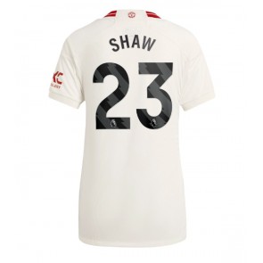 Maillot de foot Manchester United Luke Shaw #23 Troisième Femmes 2023-24 Manches Courte